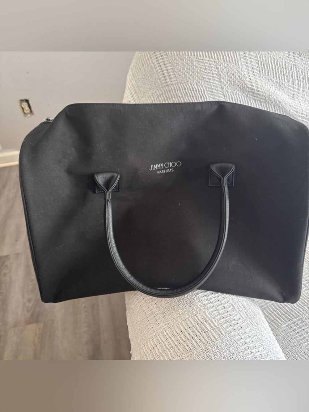 Jimmy Choo Black Parfums Logo Shopper